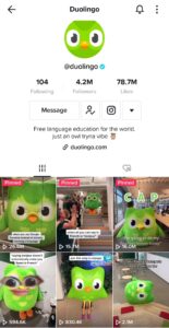 Duolingo on TikTok